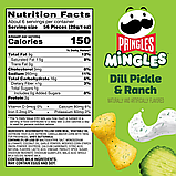 Снеки Pringles Mingles Dill Pickle and Ranch Puffed Snacks 155 г, фото 4