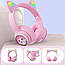Бездротові Bluetooth навушники з вушками MDR CAT + BT CUTER / Дитячі навушники з котячими вушками, фото 5