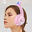 Бездротові Bluetooth навушники з вушками MDR CAT + BT CUTER / Дитячі навушники з котячими вушками, фото 9