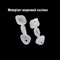 Вальгусний коректор пальців із медичного силікону. Коректор пальців. Роздільник для пальців ніг, фото 3