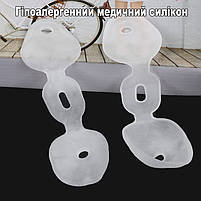 Вальгусний коректор пальців із медичного силікону. Коректор пальців. Роздільник для пальців ніг, фото 5