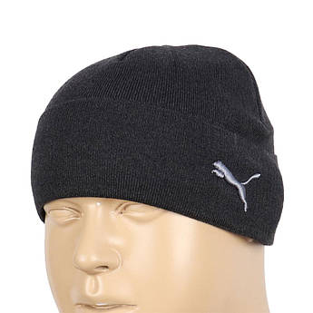 Чоловіча шапка сірого кольору 0350 d.grey