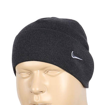 Чоловіча шапка Nike 0350 d.grey
