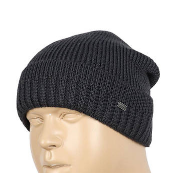 Тепла шапка чоловіча на кнопці Ellan M: Edem grey