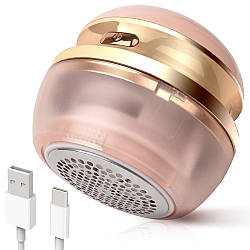 Машинка для видалення катишків, від USB, VGR V-817, Рожева / Акумуляторна машинка для стрижки катишок