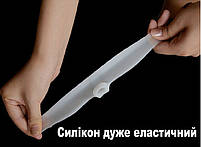 Протектор подушечки для переднього відділу. Медичні силіконові подушки під плюсну білі 1 пара (2шт), фото 4