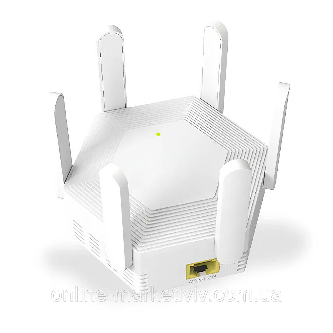 Підсилювач WI-FI сигналу від мережі, на 6 антен / WIFI репітер / Підсилювач сигналу / WIFI ретранслятор