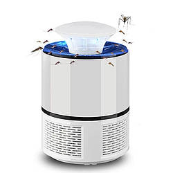Пастка для комарів від USB Mosquito Killer Lamp/ Лампа знищувач проти комах Білий