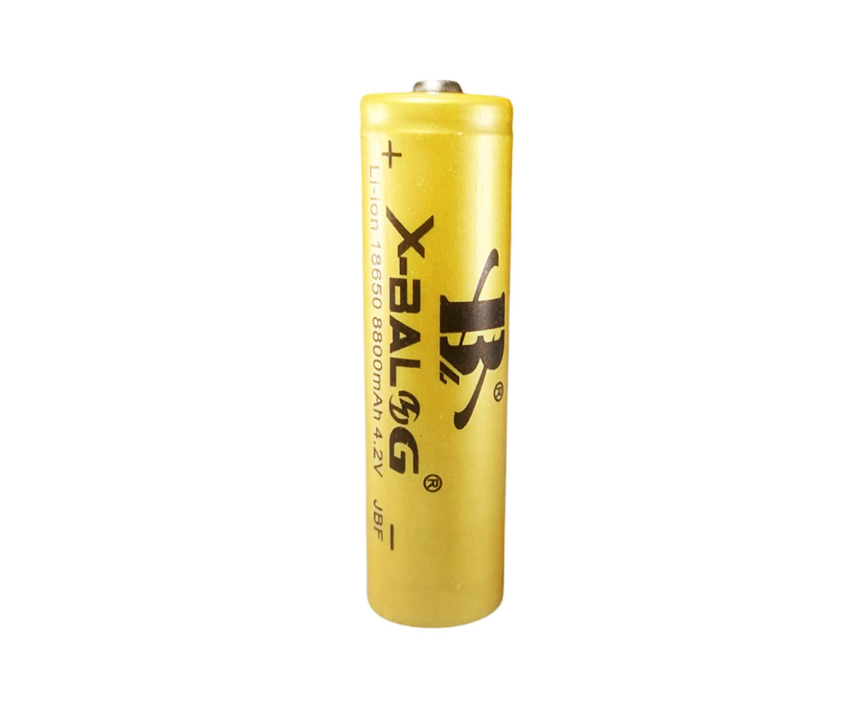 Акумулятор Li-Ion 18650 8800mAh 4.2V Gold X-Balog (1300 mAh real)