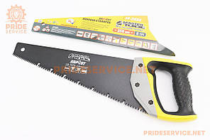 Ножівка по дереву 350мм, 9TPI MAX CUT, загартований зуб, 3D заточування, тефлонове покриття, BLACK ALLIGATOR (14-2435)