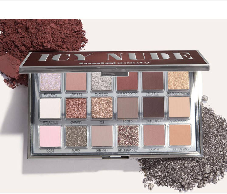 【訳あり】Huda Beauty ICY NUDE アイシャドウパレット 訳あり】Huda Beauty ICY NUDE アイシャドウパレット
