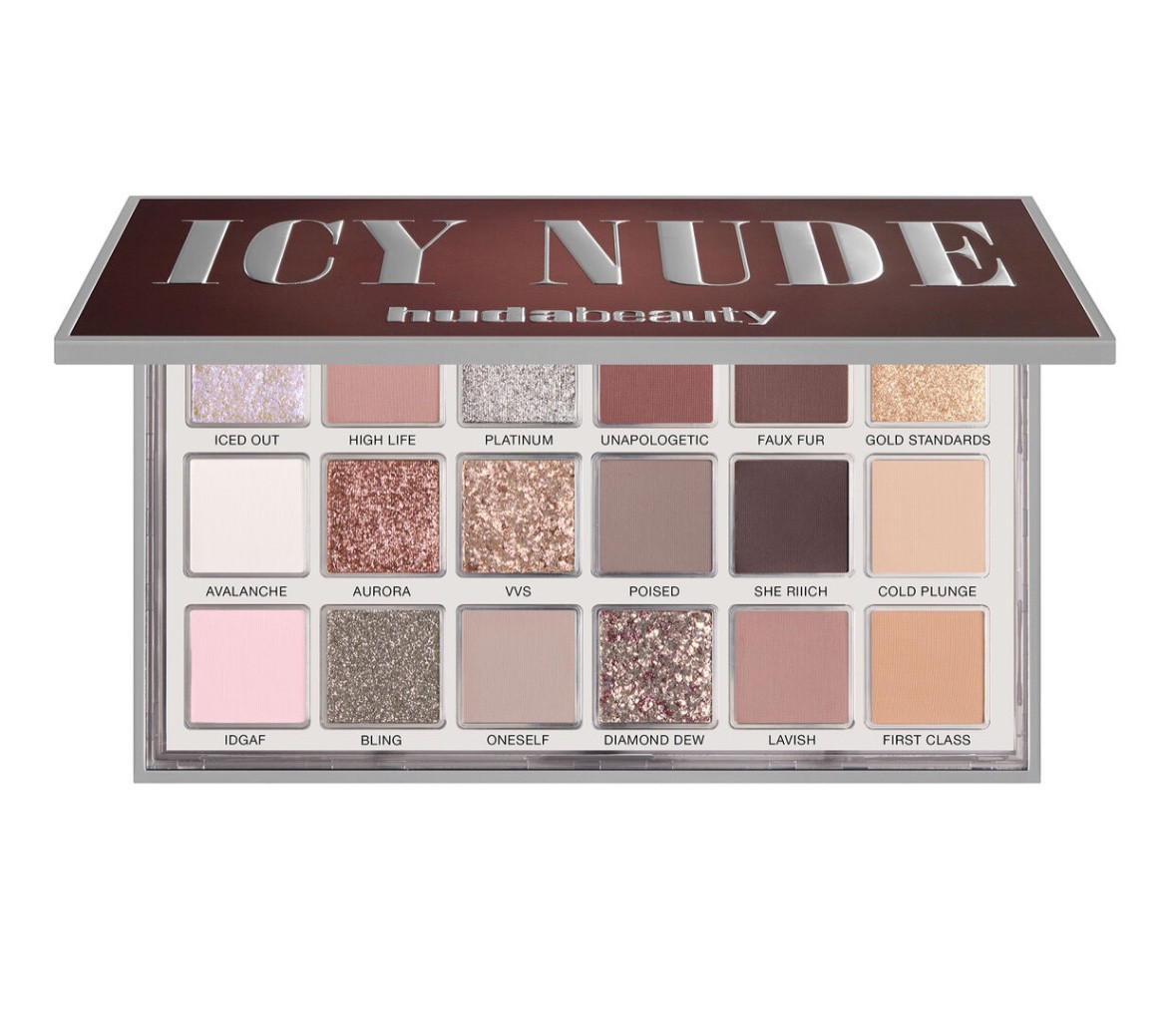 NEW!!! Палетка тіней для повік Huda Beauty Eyeshadow Palette Icy Nude