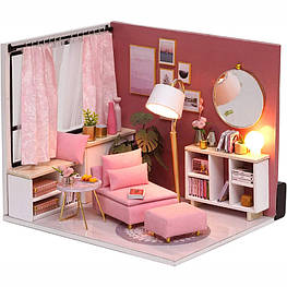 Ляльковий будинок DIY Cute Room H-017 Щасливий час. Конструктор румбокс