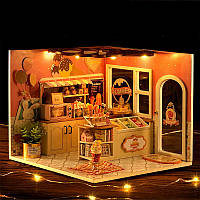 Ляльковий будинок конструктор DIY Cute Room H-023 Магазин мороженого Щастя., фото 2