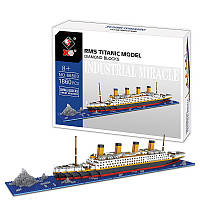 3D конструктор набір будівельних блоків YZ 66503 Титанік 1860 деталей, фото 3