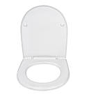 Сидіння унітазу ECO СУ-3 кріплення пластикове (355 х 428 мм), фото 3