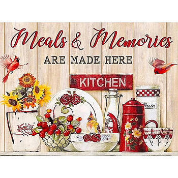 Алмазна мозаїка Кулінарні спогади 30х40 см Strateg (HEG87080)