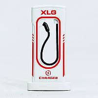 Машинка Автопром «Tesla модель S із зарядною станцією» біла, 1:24 (18 см) AP7713-3, фото 8