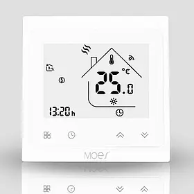 Wi-fi регулятор водяної теплої підлоги Moes White (BHT-002)