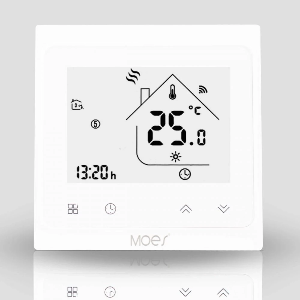 Wi-fi регулятор водяної теплої підлоги Moes White (BHT-002)