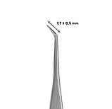 Staleks Pro Expert 40 Type 1 - професійний пінцет (L-подібний, 50°) для вій з нержавіючої сталі, фото 3