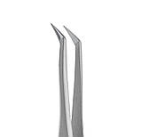Staleks Pro Expert 40 Type 1 - професійний пінцет (L-подібний, 50°) для вій з нержавіючої сталі, фото 4