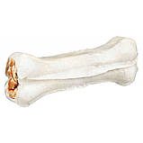 Ласощі Trixie Denta Fun Duck Chewing Bones кісточка з качкою, для чищення зубів собак 10см 70г 2шт, фото 3