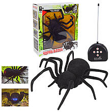 ПАУК с шерстью ЧЁРНАЯ ВДОВА на р/у арт. KI-3021/779 , в кор. 30*33*10см