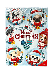 Подарунковий новорічний набір Адвент-календар Baron 75 грамів