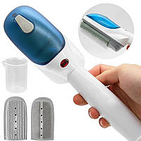 Ручний відпарювач для одягу 100мл, 770W + 2 насадки, Steam Brusher / Портативна парова праска-щітка