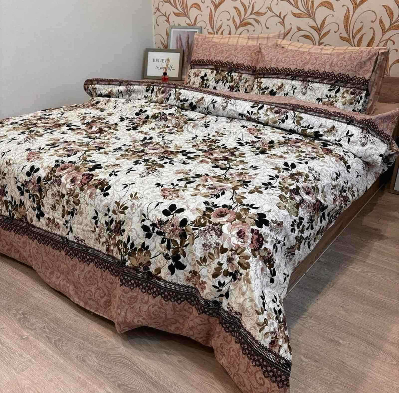 Постільна білизна євро розмір 100% бавовна/Комплект постільної білизни