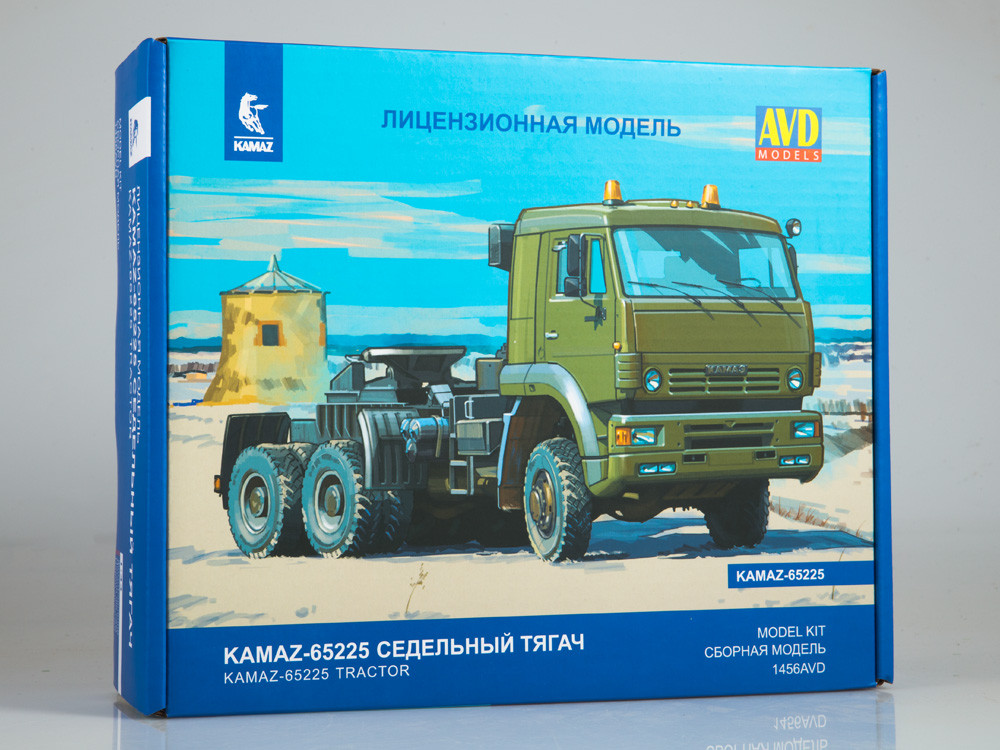 Сідельний тягач КАМАЗ-65225 | Модель збірна 1:43 | AVD Models