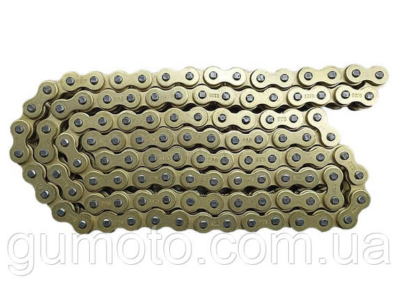 Ланцюг для мотоциклів 520H-110L Gold, фото 1