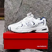 Зимові кросівки New Balance 530 білі з хутром