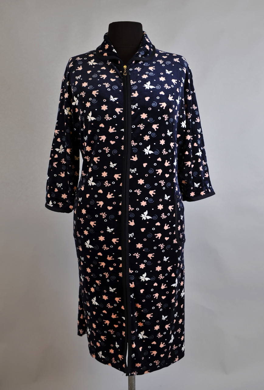 Халат жіночий велюр 56,58,60,62, фото 1