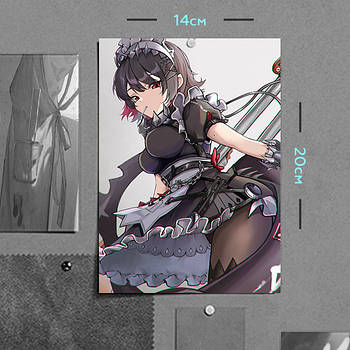 "Еллен Джо (Zenless Zone Zero)" плакат (постер) розміром А5 (14х20см)