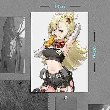 "Пайпер Уіл (Zenless Zone Zero)" плакат (постер) розміром А5 (14х20см)