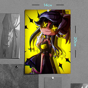 "Сін (Дрони-вбивці / Murder Drones)" плакат (постер) розміром А5 (14х20см)