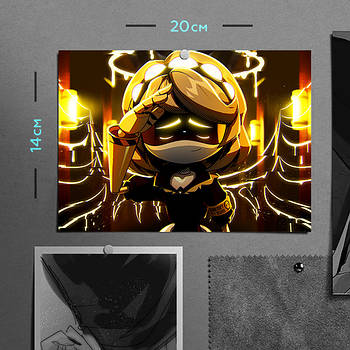 "V / Ві (Дрони-вбивці / Murder Drones)" плакат (постер) розміром А5 (20х14см)