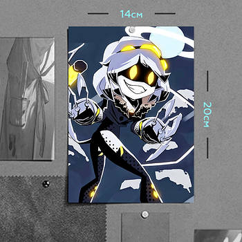 "V / Ві (Дрони-вбивці / Murder Drones)" плакат (постер) розміром А5 (14х20см)