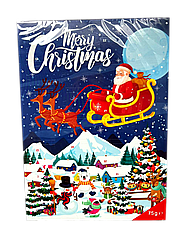 Подарунковий Адвент календар до Нового 2025 року Baron 75 грамів