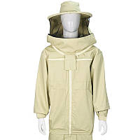 Куртка бджоляра з маскою 100% катон, класична маска Експорт Кірея