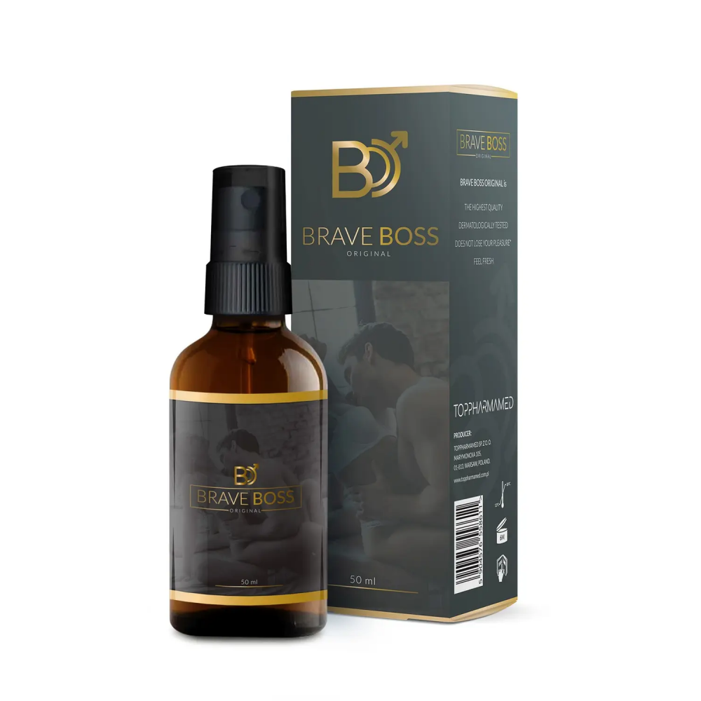 Спрей пролонгувальний для чоловіків BRAVE BOSS Original spray, 50 ml