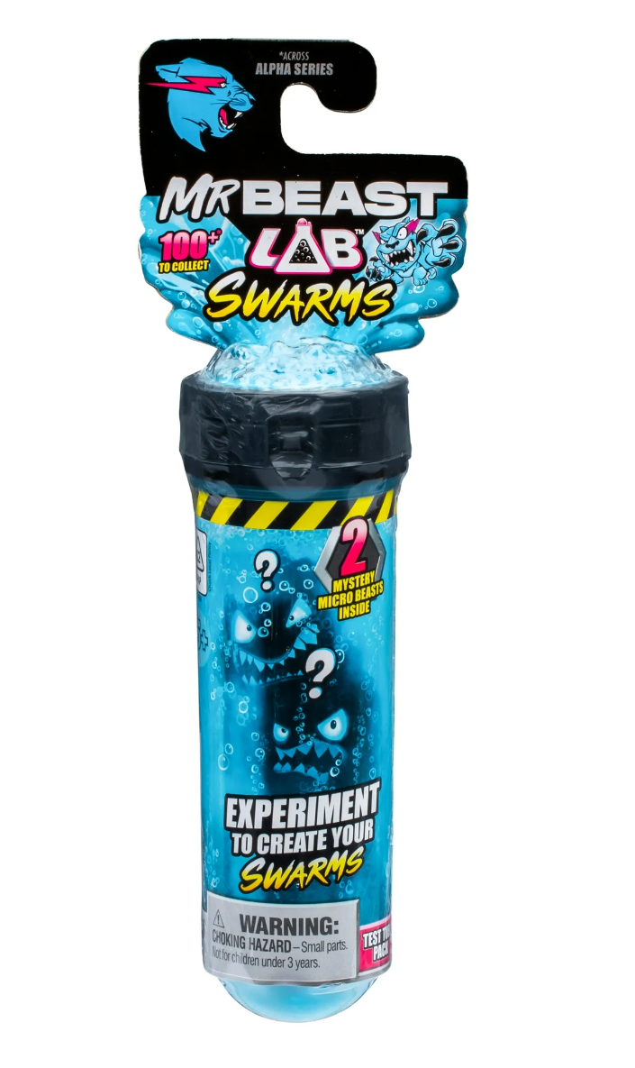 Ігровий набір із колекційними фігурками MrBeast Lab Swarms Test Tube 2 Pack
