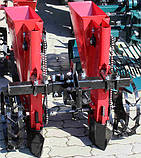 2-рядна часникосаджалка ЧСН-2 (1т) до мотоблока саджалка часнику та цибулі (2 комплекти ложечок - 23 мм та 26 мм), фото 9