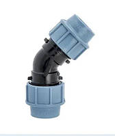 Кут Коліно затискне КЗ 45° Unidelta