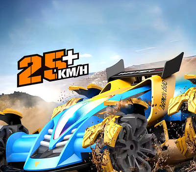 Неймовірний гоночний автомобіль всюдихід р/к Сенсор 25 км/год Дитяча машинка Великі колеса Ігри на бездоріжжі