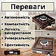 Компактна газова плита Nurgaz настільна побутова піч на 1 конфорку переносний таганок для природи вдома - фото 2 - id-p2413166571