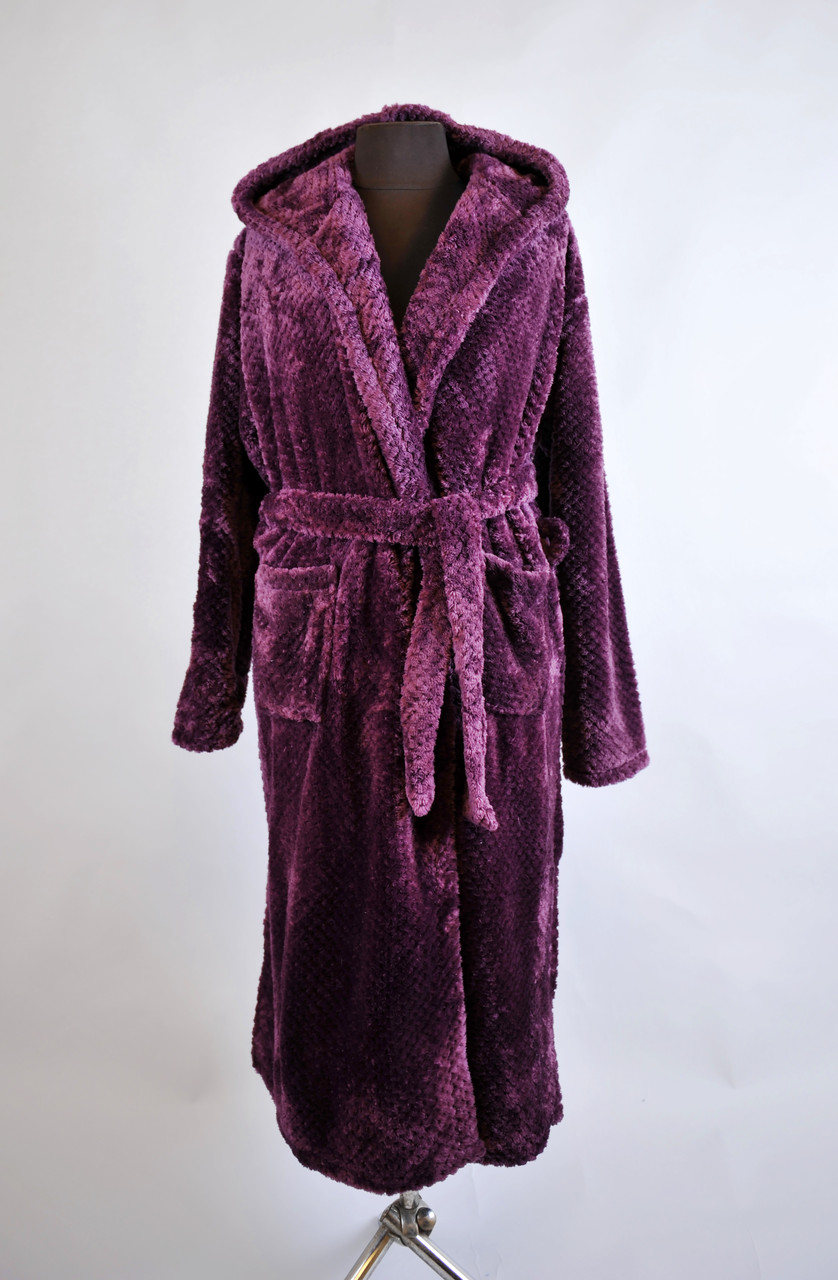 Халат жіночий довгий з капюшоном 58,60,62,64,66, фото 1