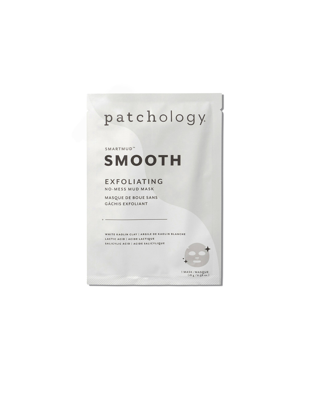 Оновлююча маска з кислотами Patchology Smart Mud Smooth Single, фото 1